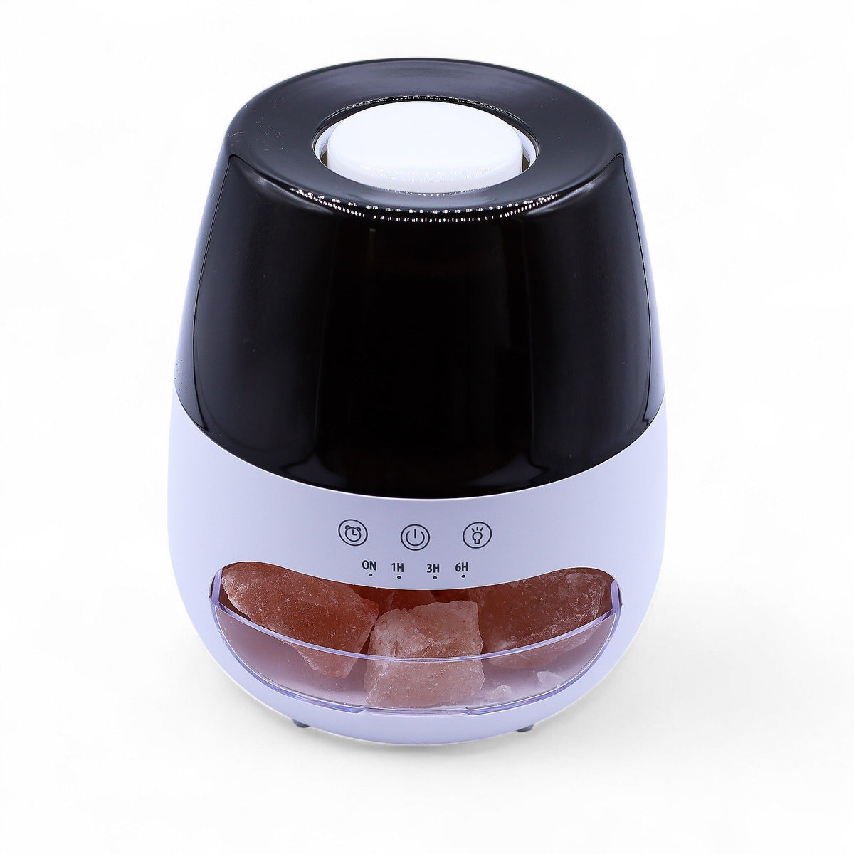 Anibe Lifestyle - Aromadiffusor - Salt Stone med flameffekt - vit - USB och timer