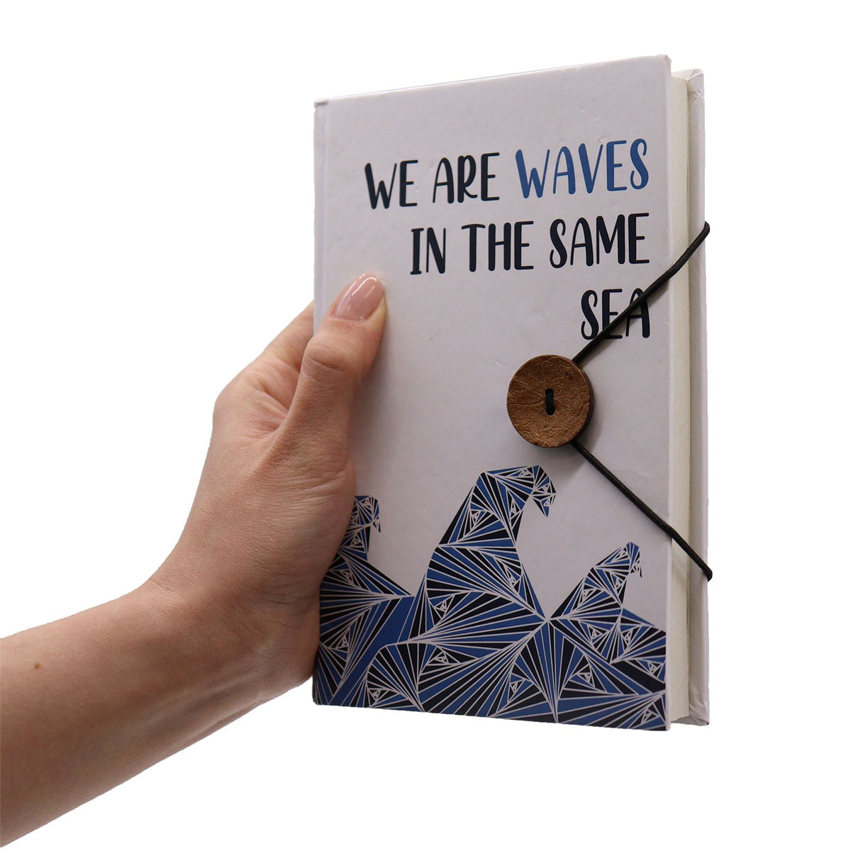 Anibe Lifestyle - Liten anteckningsbok med rem - Waves in the same sea