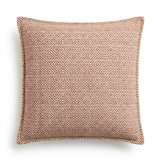 Anibe Lifestyle - Klassiskt kuddfodral – Burgundy Squares