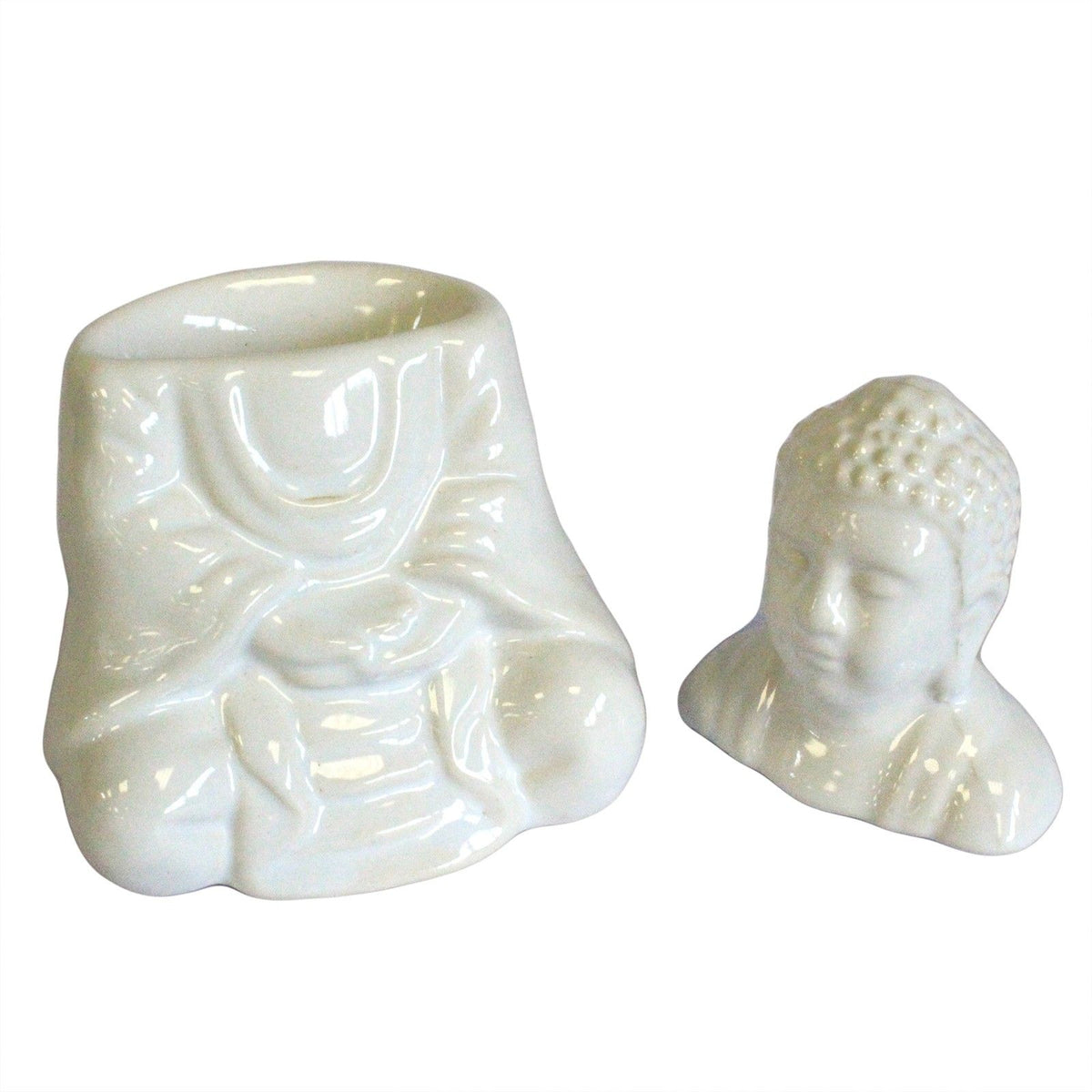 Anibe Lifestyle - Doftlampa - Sittande Buddha Vit