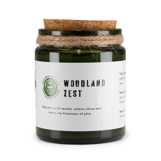 Anibe Lifestyle - Greenman Woodwick Sojavaxljus - Woodland Zest