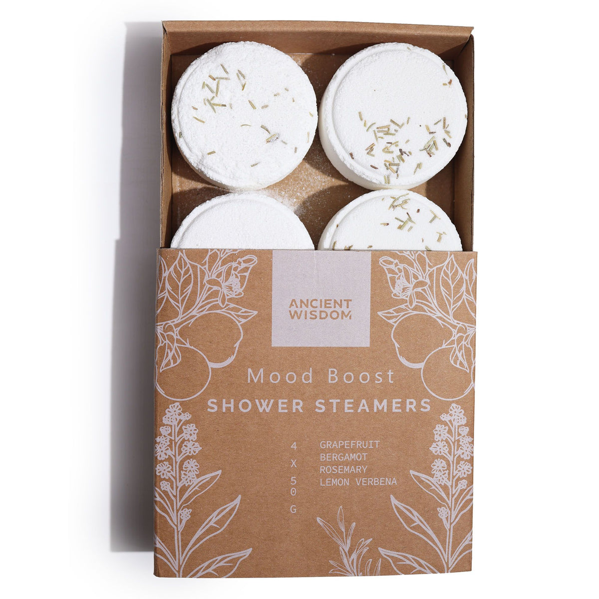 Anibe Lifestyle - 4-pack Zen Duschångare - Therapy Wellness Quartet - Mood Boost (White)