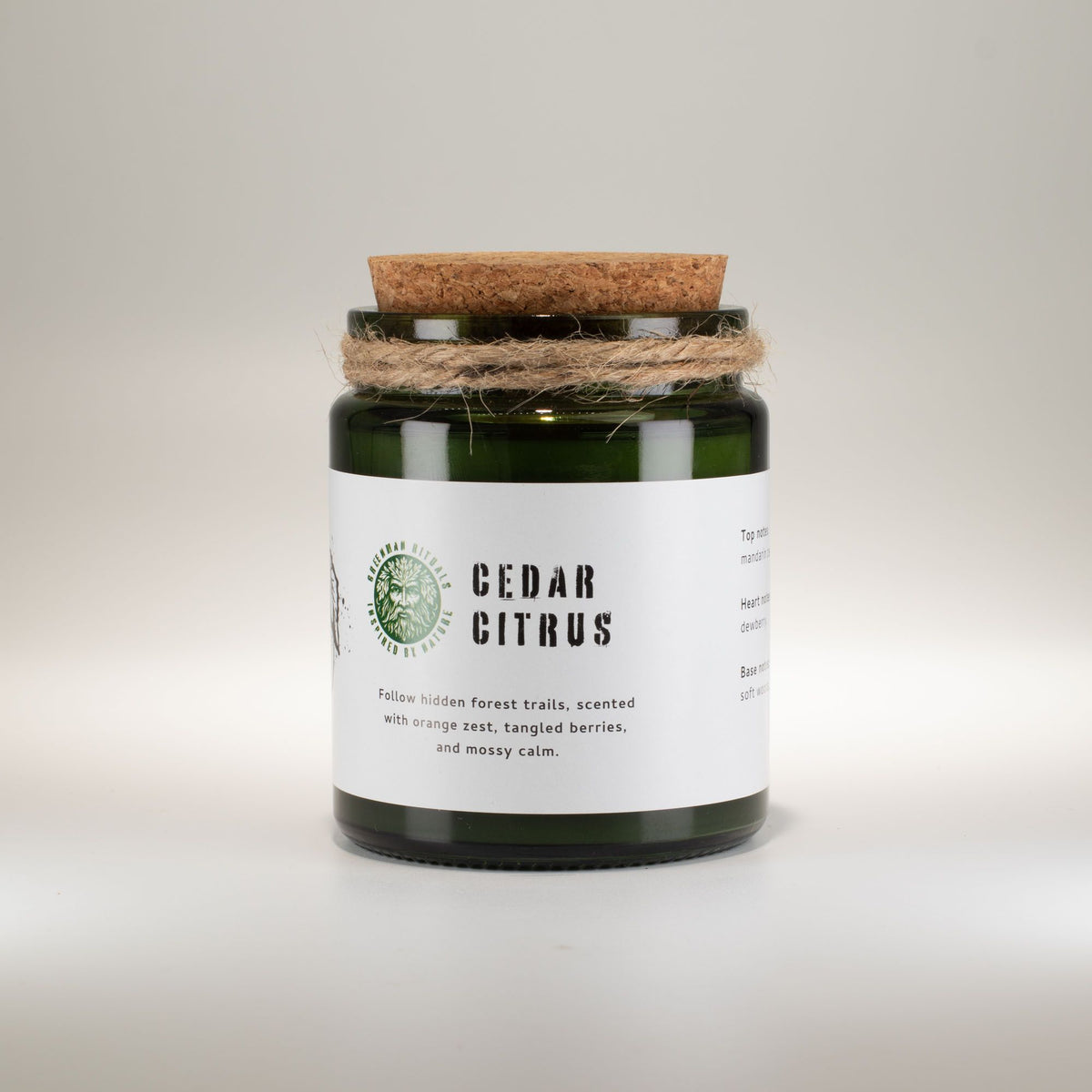 Anibe Lifestyle - Greenman Woodwick Sojavaxljus - Forest Resin