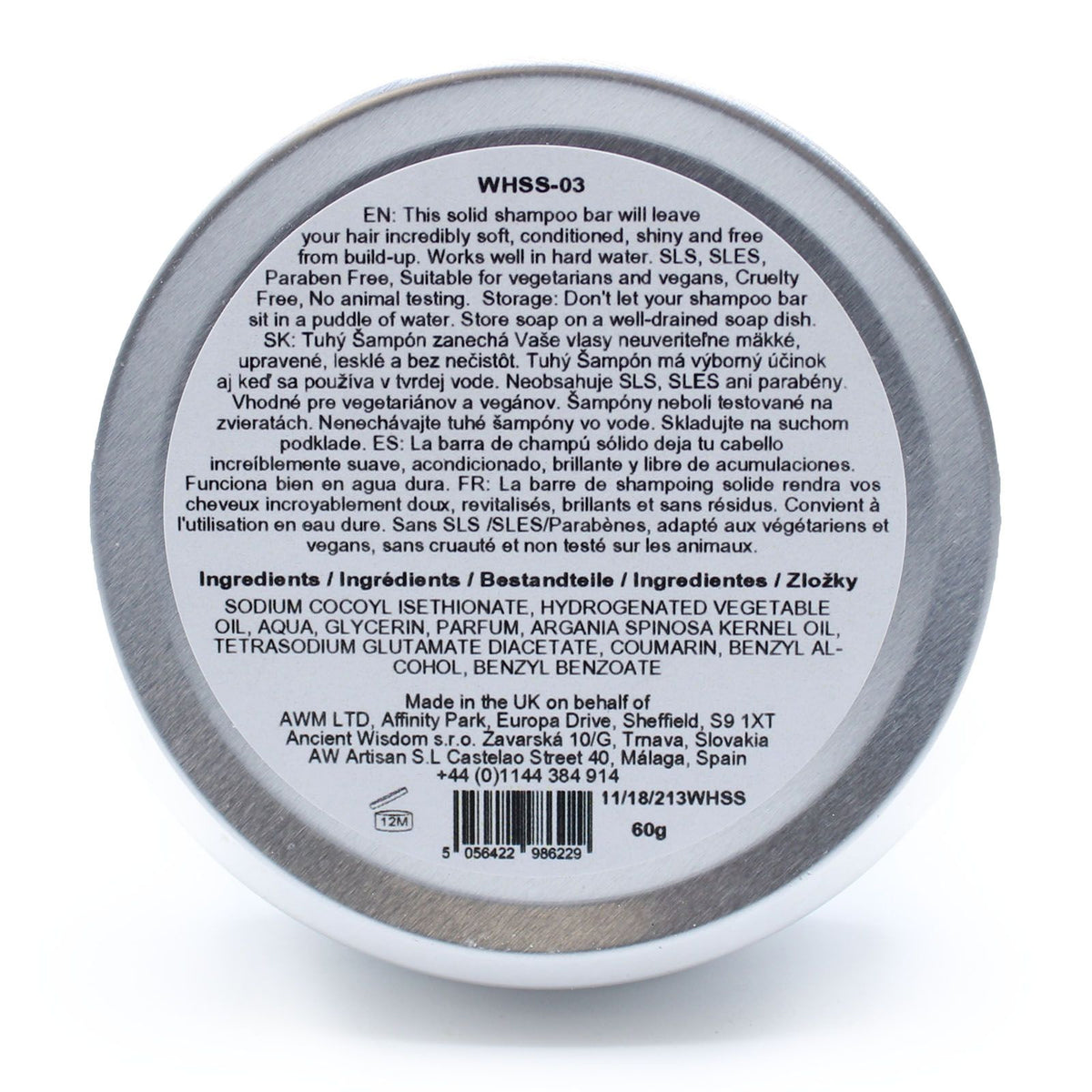 Anibe Lifestyle - Wild Hare Solid Shampoo - Hairy Coconut
