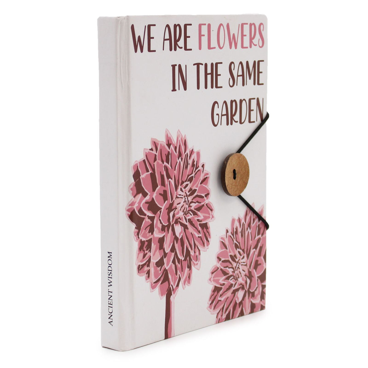Anibe Lifestyle - Liten anteckningsbok med rem - Flowers in the same garden