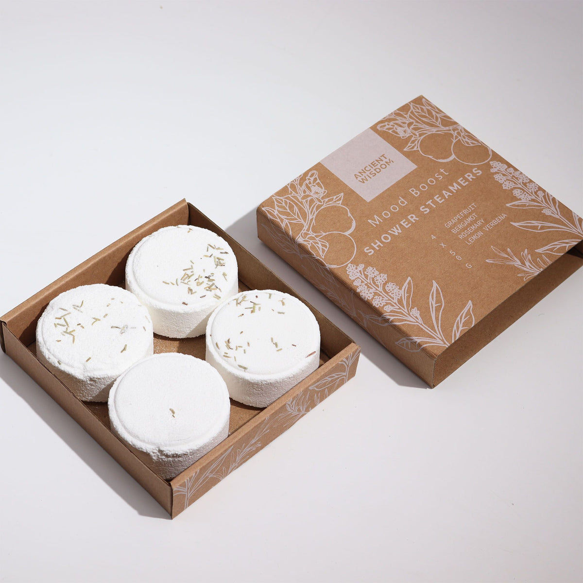 Anibe Lifestyle - 4-pack Zen Duschångare - Therapy Wellness Quartet - Mood Boost (White)