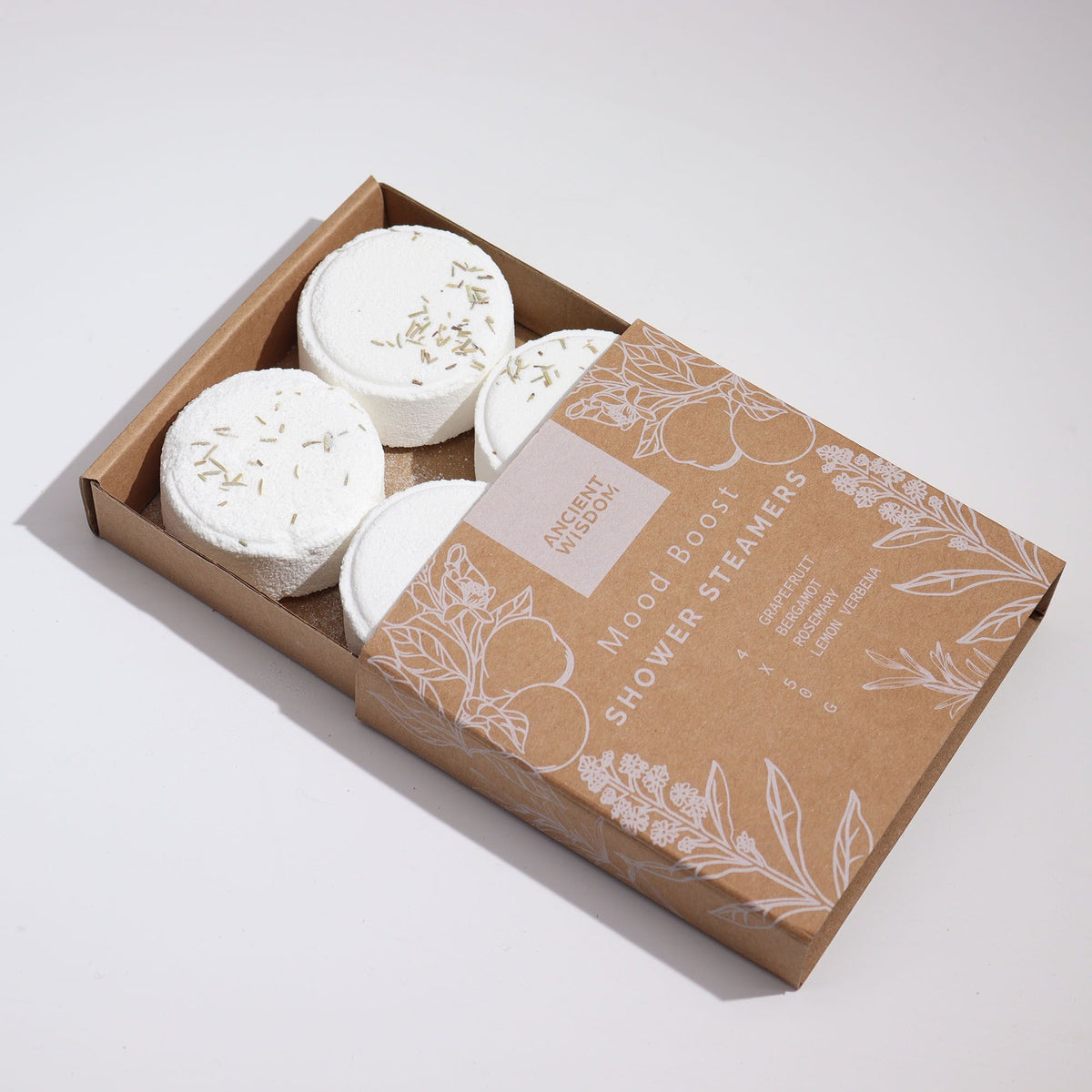 Anibe Lifestyle - 4-pack Zen Duschångare - Therapy Wellness Quartet - Mood Boost (White)