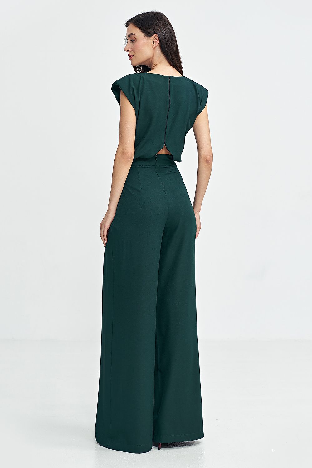 Anibe Lifestyle - Byxdress med palazzo-ben och axelvadd