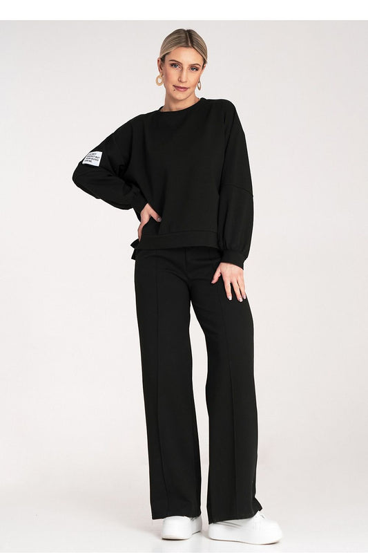 Anibe Lifestyle - Mjukisset med sweatshirt och vida byxor