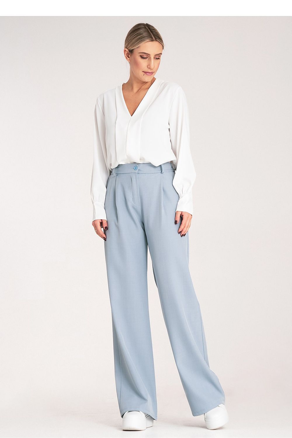 Anibe Lifestyle - Vida byxor med high waist och fickor