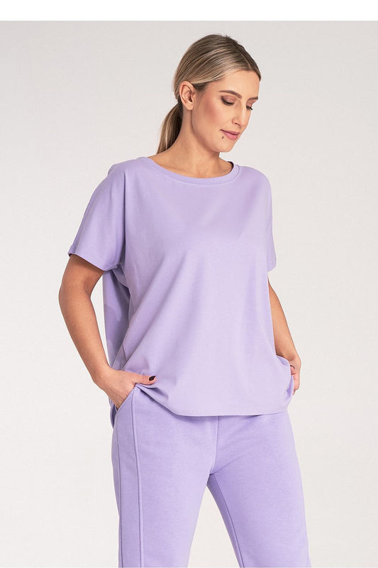 Anibe Lifestyle - Oversize t-shirt med rund hals och kort ärm