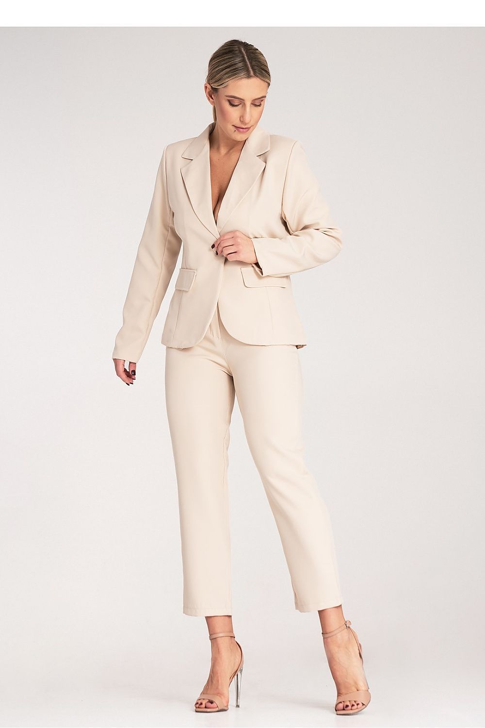 Anibe Lifestyle - Kostymset med blazer och byxor