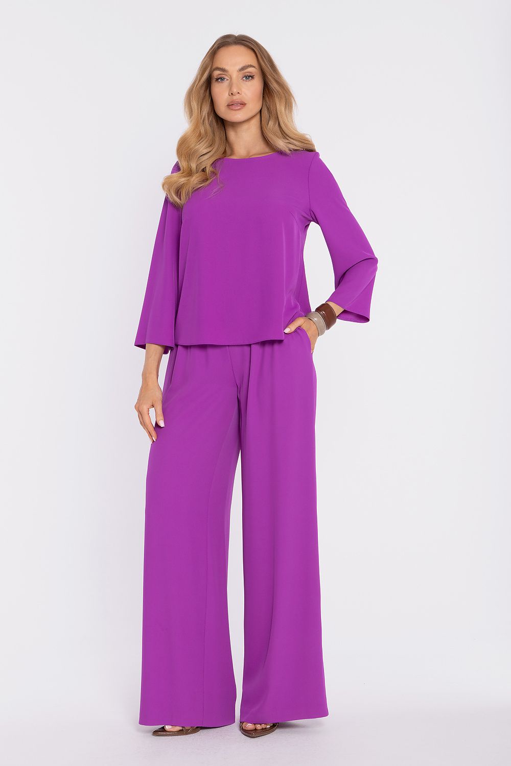Anibe Lifestyle - Blus med trekvartsärm