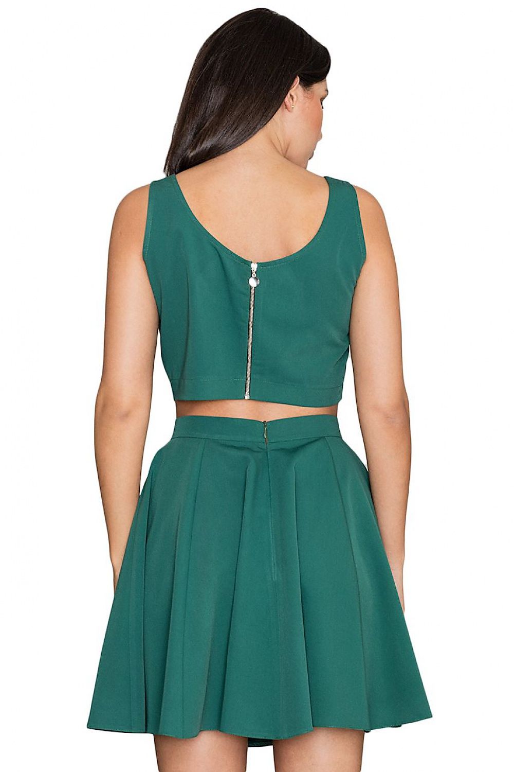 Anibe Lifestyle - Set med croptop och utsvängd kjol