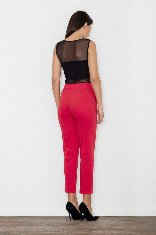 Anibe Lifestyle - Ankellånga byxor i fint material