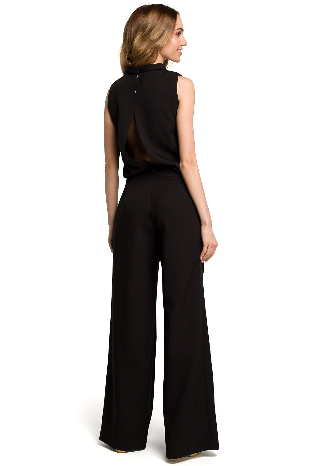 Anibe Lifestyle - Byxdress med slits bak och tryckknappar