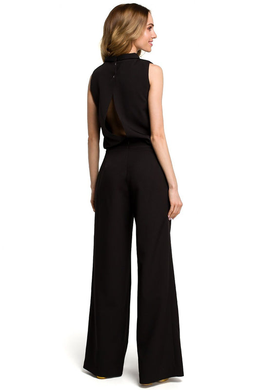 Anibe Lifestyle - Byxdress med slits bak och tryckknappar