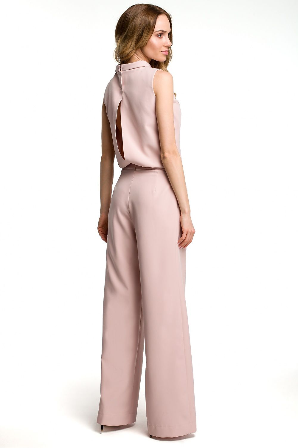 Anibe Lifestyle - Byxdress med slits bak och tryckknappar