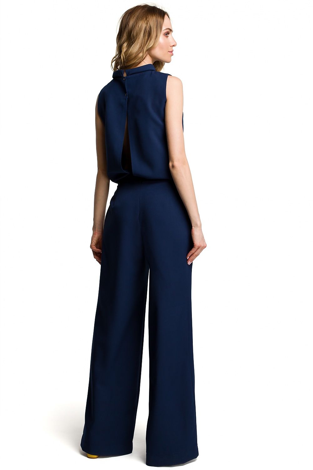 Anibe Lifestyle - Byxdress med slits bak och tryckknappar
