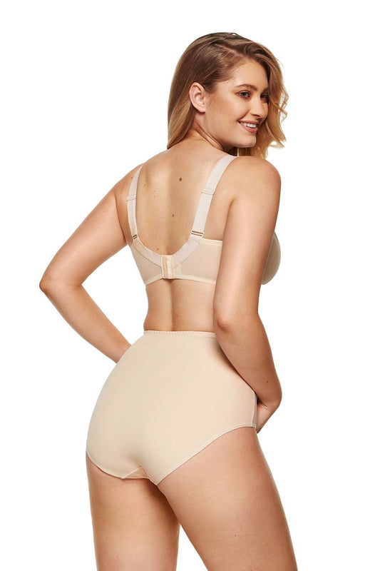 Anibe Lifestyle - High-waist trosor i elastiskt tyll och mjuk stickad tygkvalitet