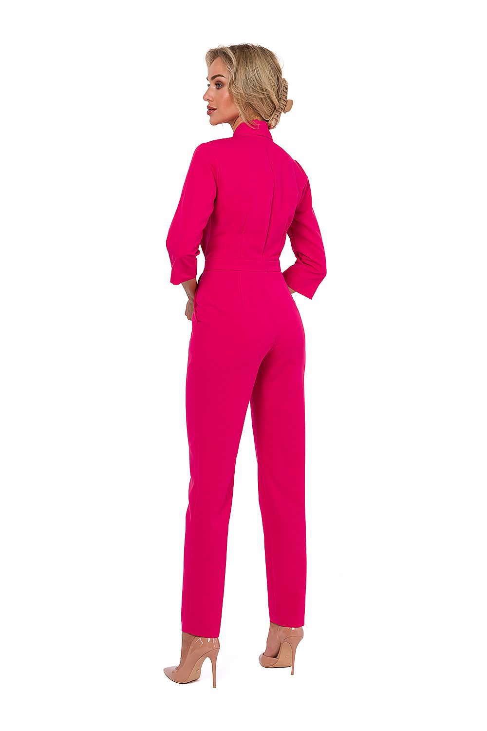 Anibe Lifestyle - Byxdress med 3/4-ärmar och smala byxben